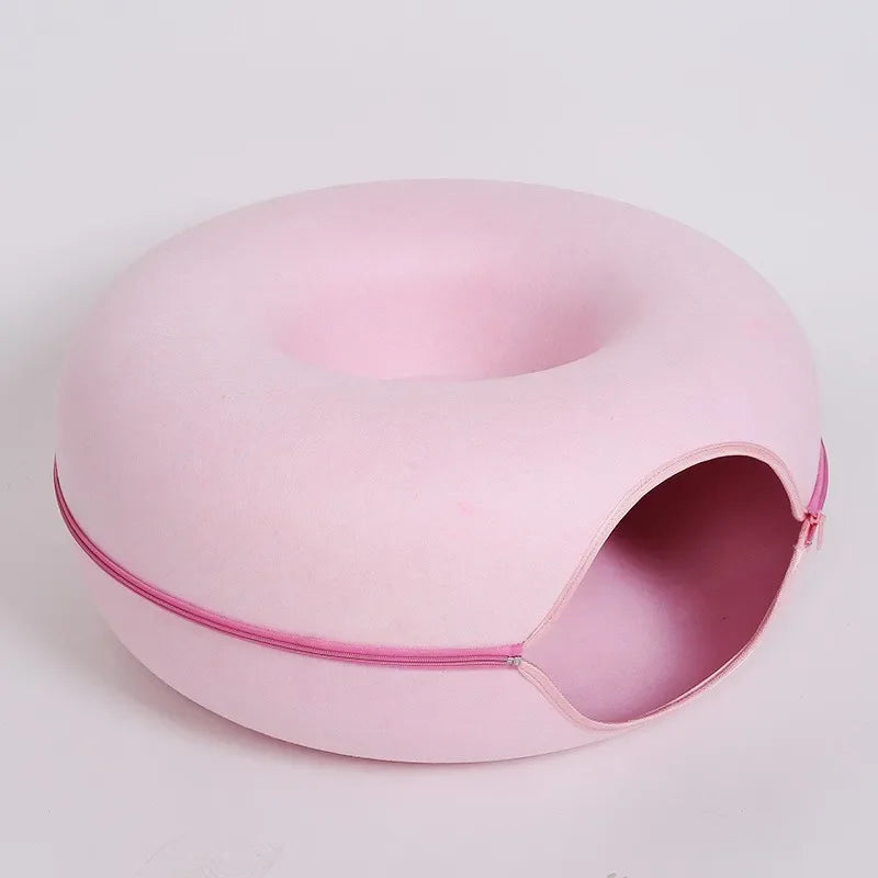 Donut Cat Bed Tunnel