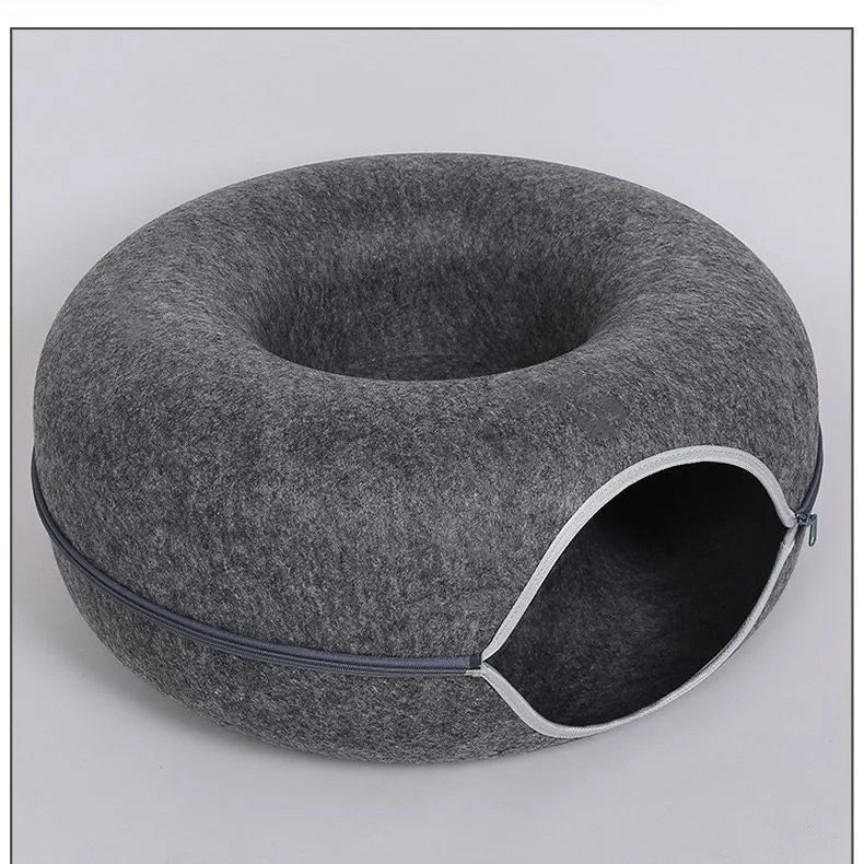 Donut Cat Bed Tunnel
