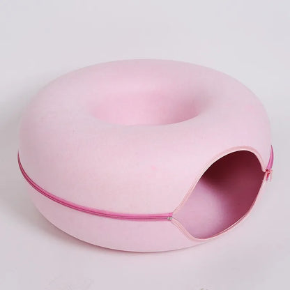 Donut Cat Bed Tunnel