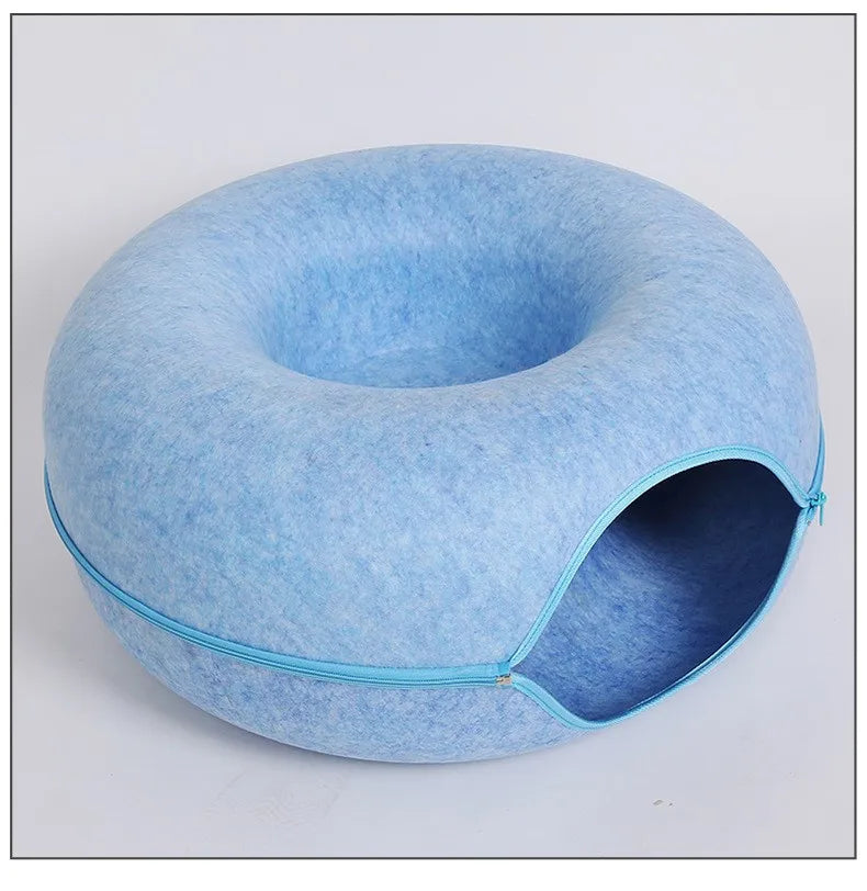 Donut Cat Bed Tunnel