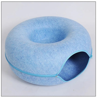 Donut Cat Bed Tunnel
