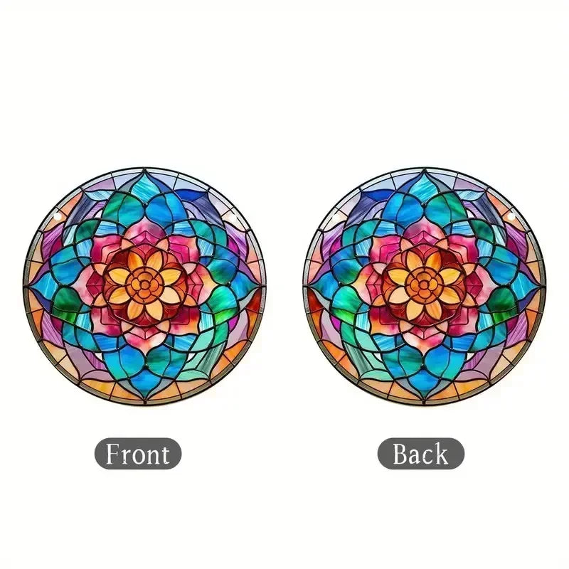 Christian Suncatcher Round Acrylic