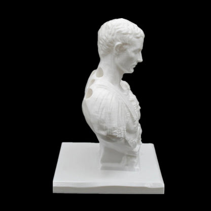 Julius Caesar statue Office Desk Pen Holder