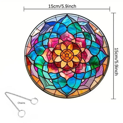 Christian Suncatcher Round Acrylic